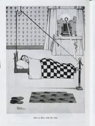 Hur man stiger upp med solen, illustration ur «Inventions»