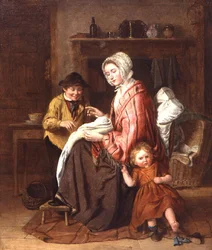 Inte längre barnet! c.1860 (olja på duk)