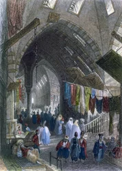 En scen i Tchartchi, ca 1850
