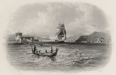 Dardanellerna, Turkiet, graverade av R. Willis