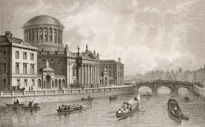 The Four Law Courts, Dublin, graverad av Owen