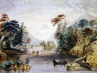 The Narrows (akvarell på papper)