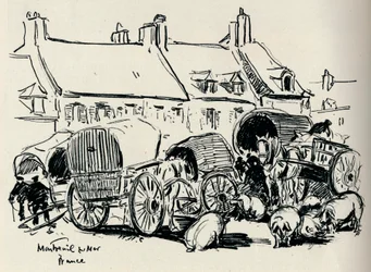 Montreuil-Sur-Mer, Frankrike, c1907.