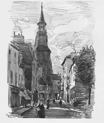 Klocktornet, Dinan, ca 1907