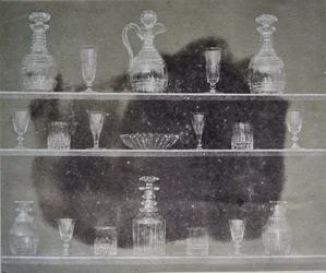 Artiklar av glas, fotografi, från Pencil of Nature, 1844