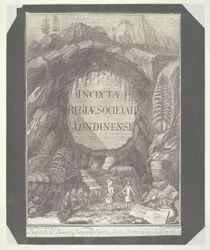 Kopia av titelsidan för "Enclosed to the Royal Society of London"