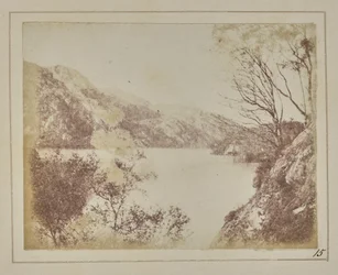 Landskapsbild av Loch Katrine