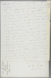 Undertecknat brev från William Henry Fox Talbot till James David Forbes, 1839