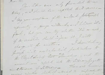 Undertecknat brev från William Henry Fox Talbot till James David Forbes, 1839
