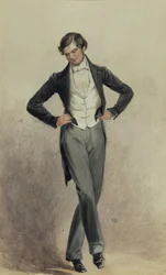 Footman (akvarell på papper)