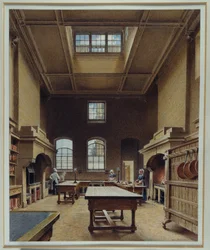 The Kitchen at Chatsworth, ca 1830 (akvarell på papper)