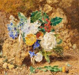 Vinterblommor, ca 1850