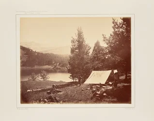 Läger vid Mystic Lake