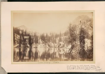 Lake Mary. Big Cottonwood Canyon. Utah