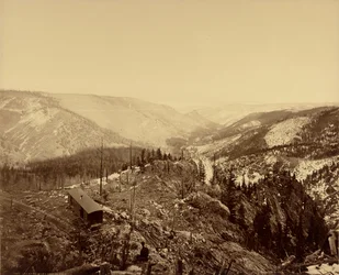 Los Pinos-dalen, blickar österut