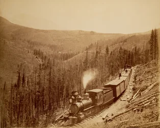 Marshall Pass, västra sidan