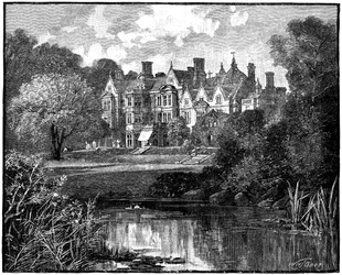 Sandringham House, Norfolk, 1900.