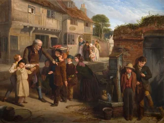 Det krossade fönstret, 1855