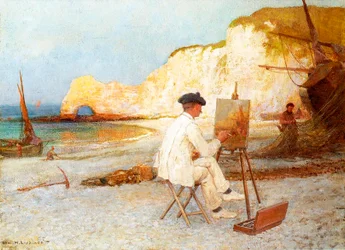 En målare vid havet, c.1885
