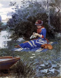 En lugn eftermiddag, 1880