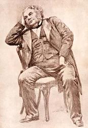 Mark Lemon, 1800-talsredaktör för tidskriften Punch, 1909.
