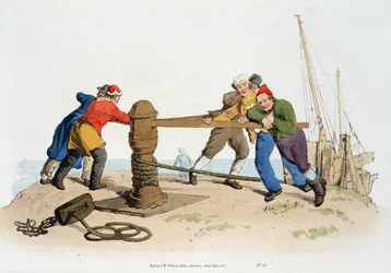 Fishermen at a Capstan, från 