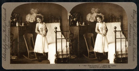Oh That Corset After the Opera, c.1900 (sepiafoto) (se även 473263)