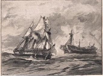 Arethusa och Belle Poule AD 1778