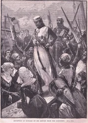 Mottagande av Richard när han återvände från kontinenten 1194 e.Kr