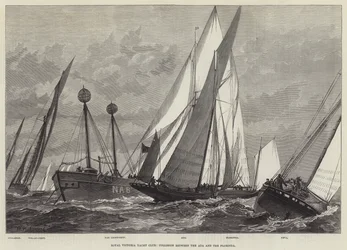 Royal Victoria Yacht Club, kollision mellan Ada och Florinda