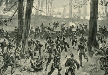 Den sista attacken på Spingawi Khotal, 1901.