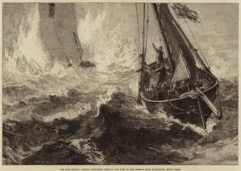 The Late Storms, som passerar proviant genom surfen till Bishop