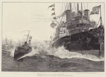 Sanspareil, Sir Michael Culme-Seymours flaggskepp, i Medelhavet