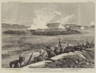 Kriget i Soudan, Sir Redvers Bullers reträtt från Metammeh till Korti, fienden förföljer och attackerar Abou Klea Wells