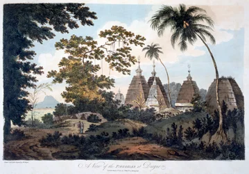Pagoder i Deogur, 1787