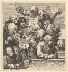 A Chorus of Singers, or The Oratorio, december 1732.