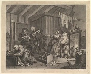 A Harlots Progress, tavla 5, april 1732.