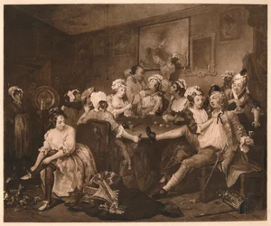 A Rakes Progress - 3: The Orgy, 1733.