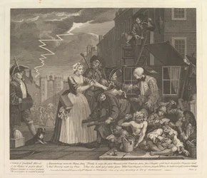 A Rakes Progress, tavla 4, 25 juni 1735.