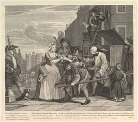 A Rakes Progress, tavla 4, 25 juni 1735.