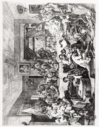 An Election Entertainment, Plate I, 24 februari