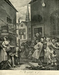 Covent Garden mitt på dagen, 1738, 1925.