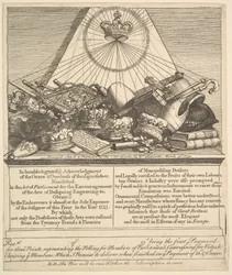 Kronor, mitrar, Maces, etc., 1755.