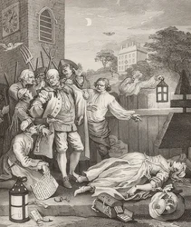 Grymhet i perfektion. Från: Grymhetens fyra stadier / Grymhetens fyra stadier. 1751