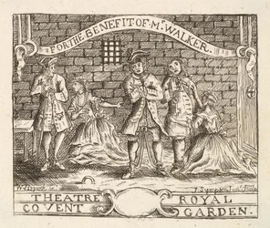 Till förmån för Mr Walker, Theatre Royal, Covent Garden, pub. 1822