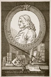 Henry Fielding, illustration från "Cassell