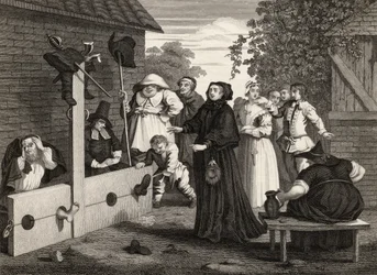 Hudibras and Ralpho in the Stocks, från 
