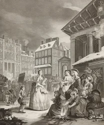 Morgon. Från: The Four Times of the Day / De fyra tiderna på dagen. 1738