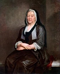 Mrs Richard Hogarth, konstnärens mor, mitten av 1700-talet 1901