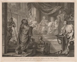 Paul före Félix Stora tallriken, 1752.